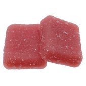Real Fruit Pomegranate Gummies 1:1 THC:CBD
